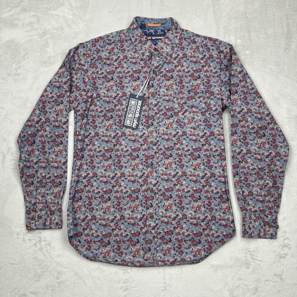 reyn spooner Floral Hawaiian Long Sleeve‎ Button Up Shirt Men's Medium - Picture 1 of 7